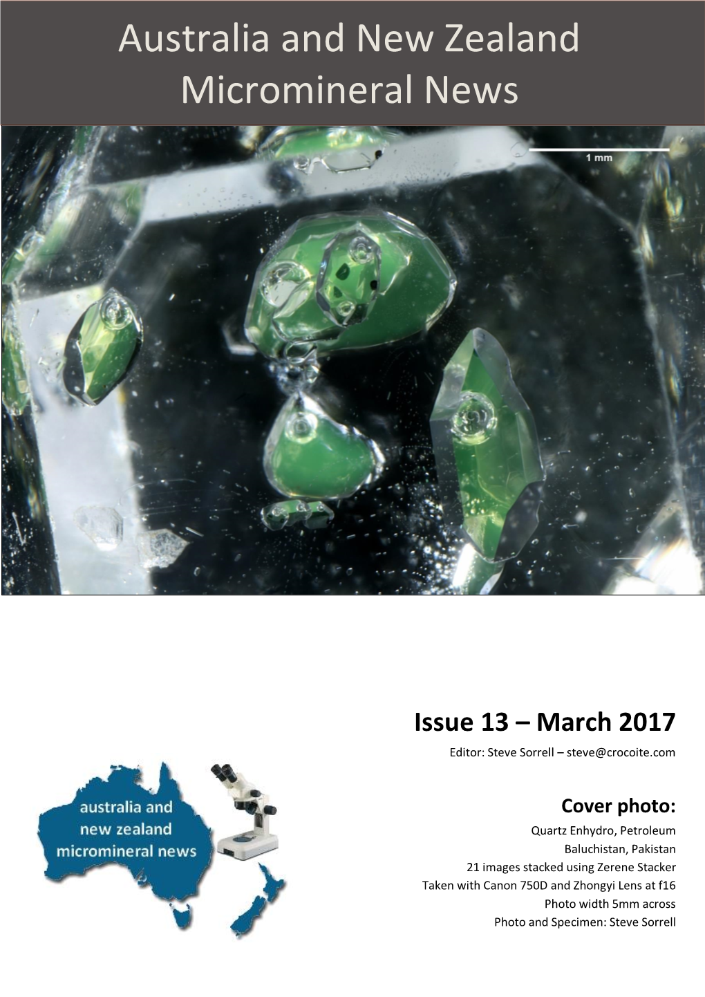 Australia and New Zealand Micromineral News