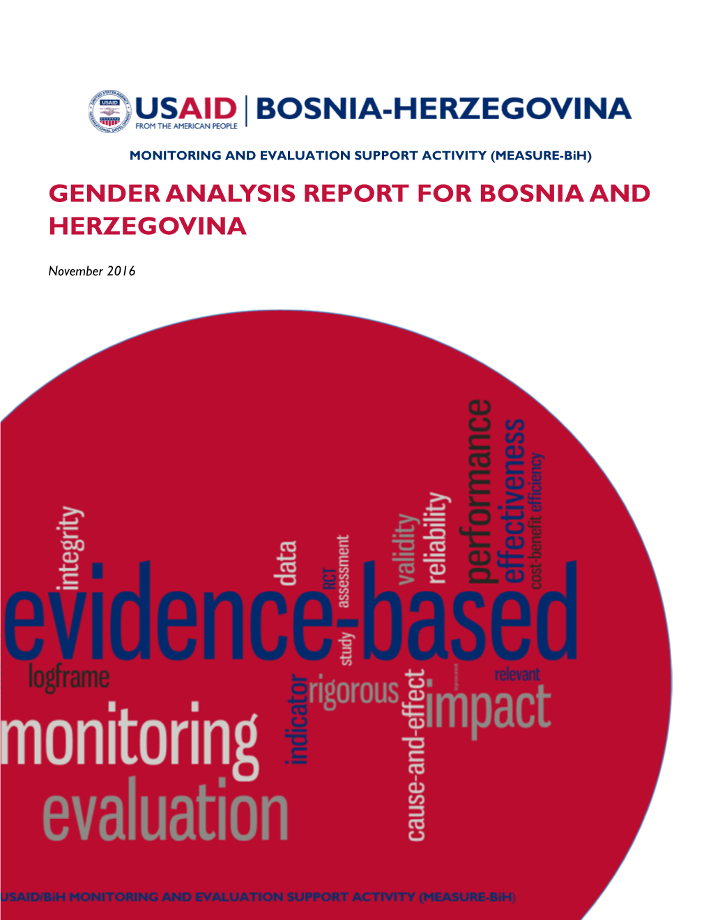 Gender Analysis Report for Bosnia and Herzegovina