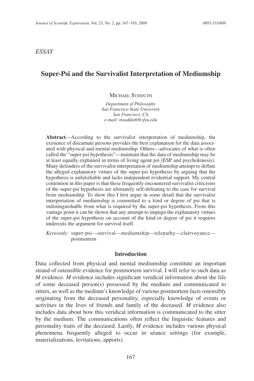 Super-Psi and the Survivalist Interpretation of Mediumship