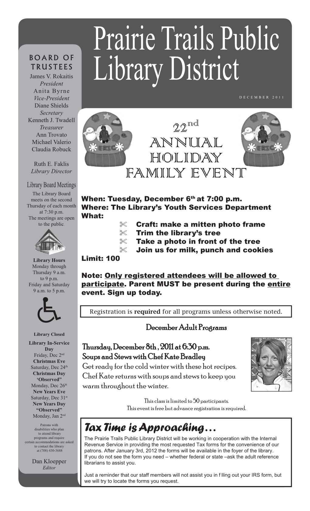 22Nd ANNUAL HOLIDAY FAMILY EVENT
