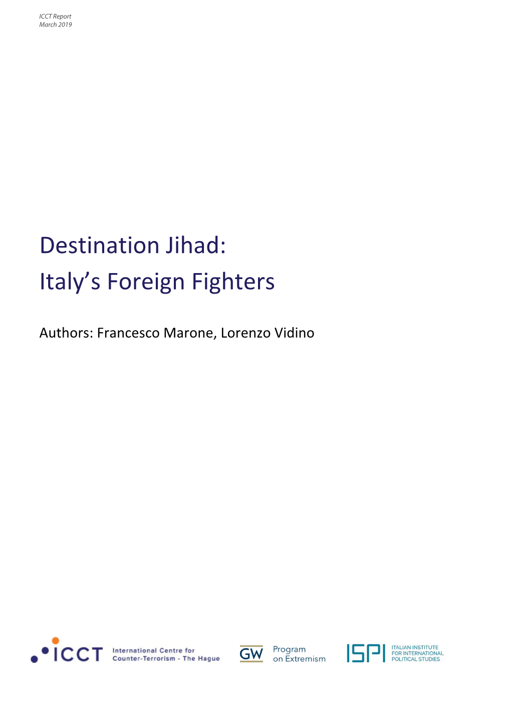 Italy's Foreign Fighters