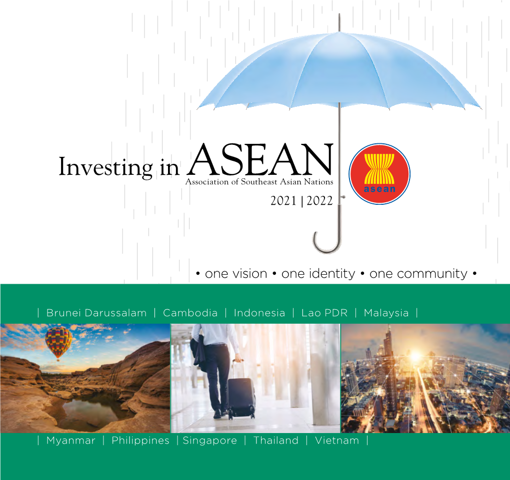 Investing in ASEAN Association of Southeast Asian Nations Asean C 2021 2022 M |