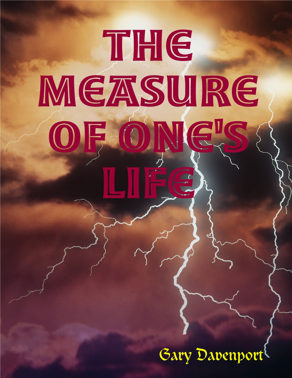 The Measure of One's Life Book