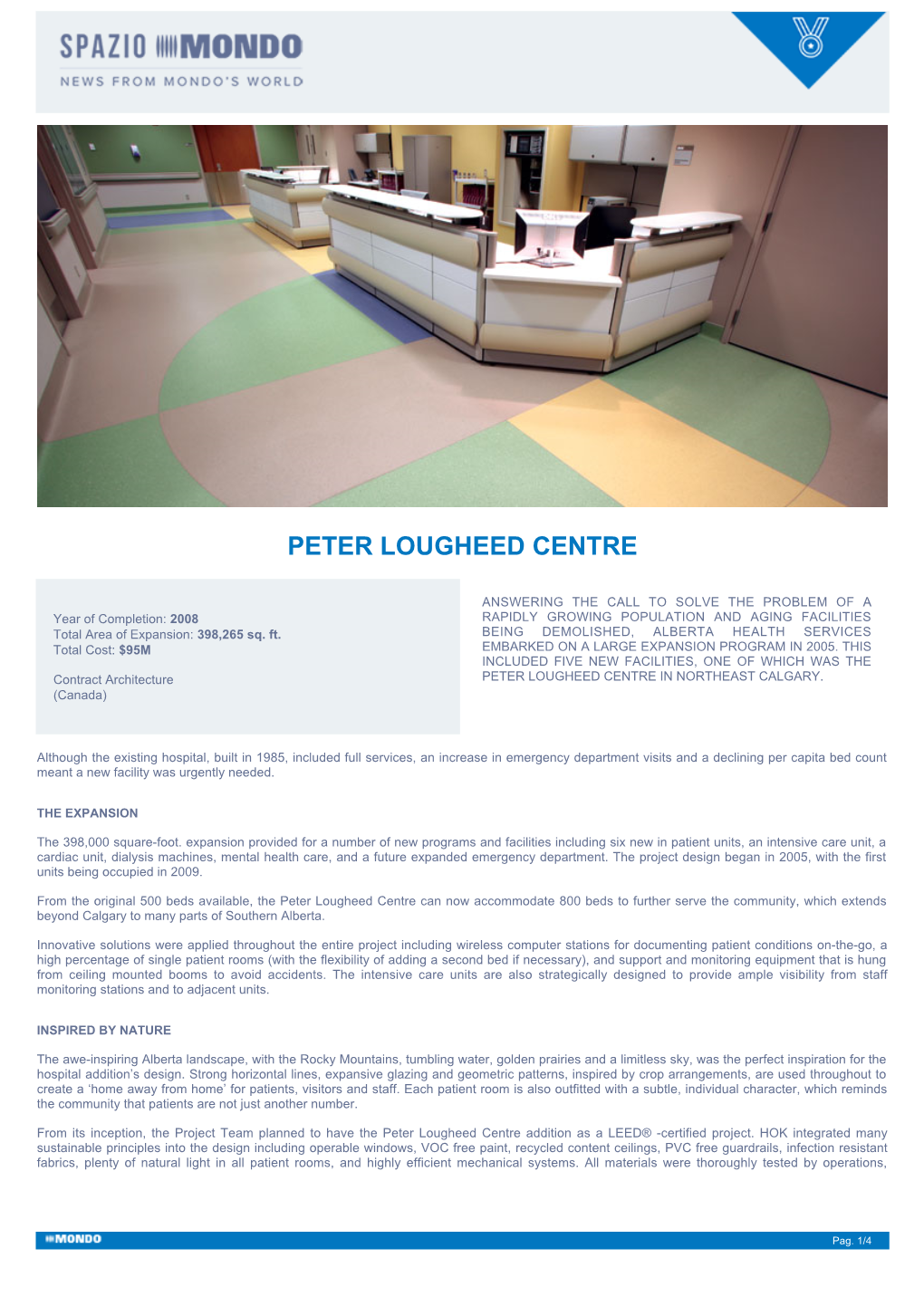 Peter Lougheed Centre