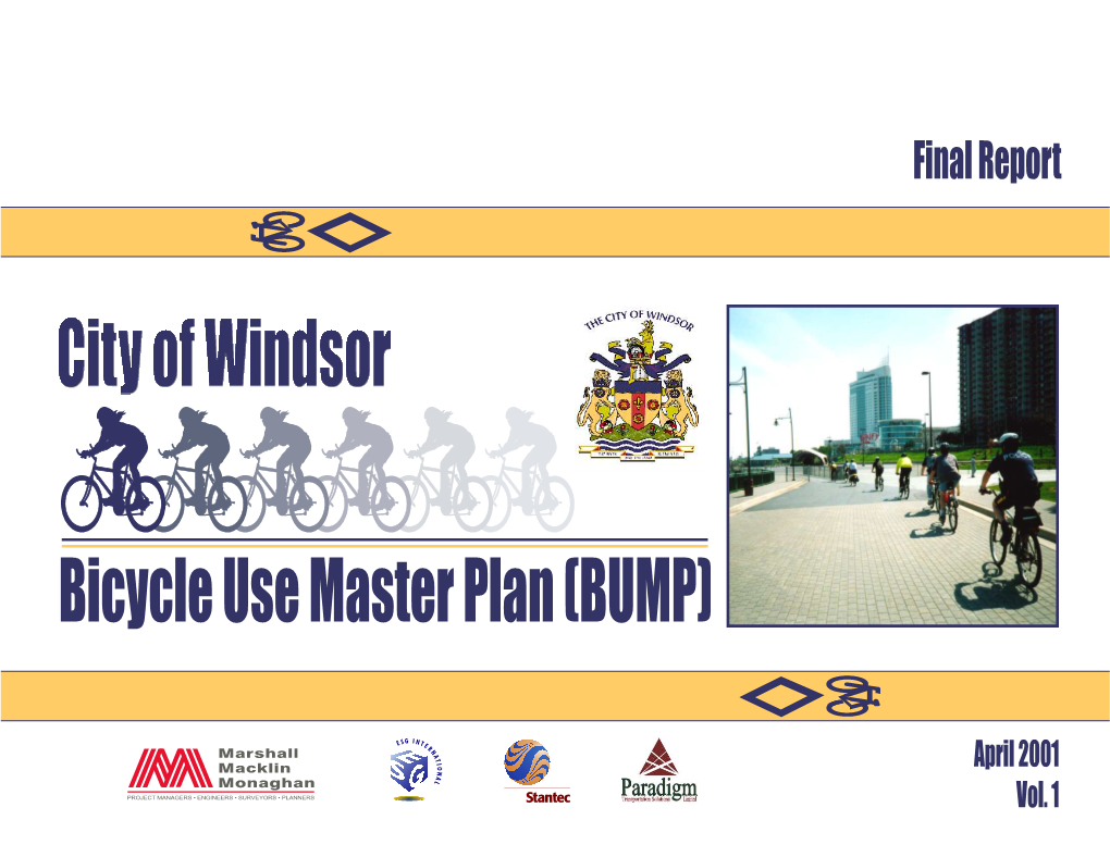 Bicycle Use Master Plan (BUMP)