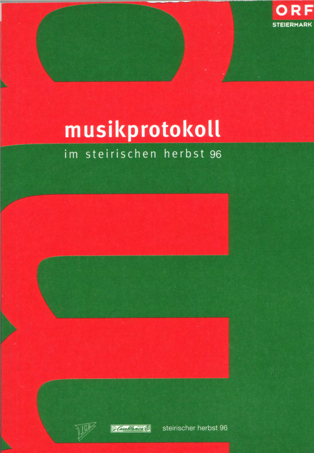 Musikprotokoll 1996 Programmbuch