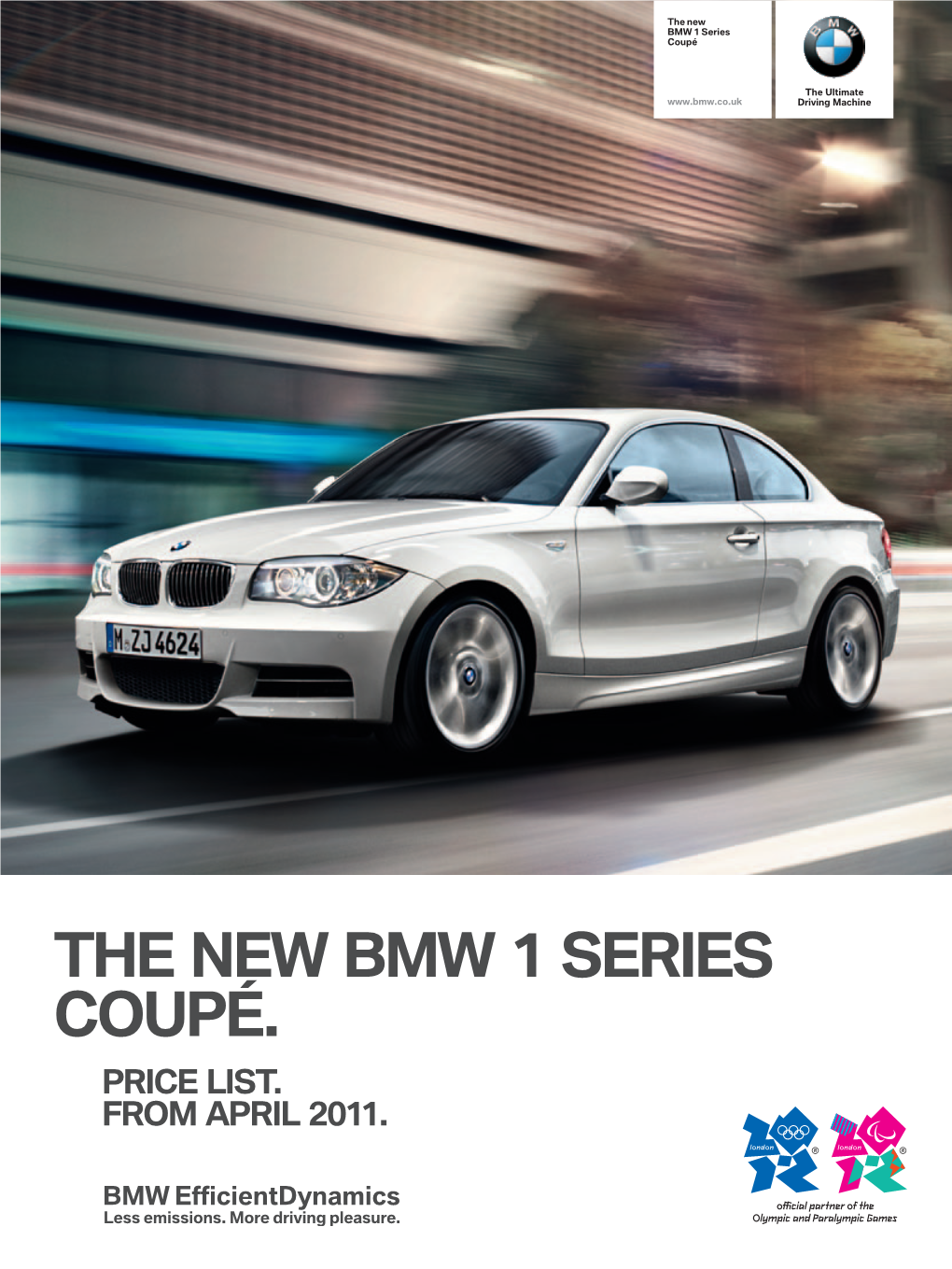THE NEW BMW 1 Series COUPÉ. PI R CE LIST