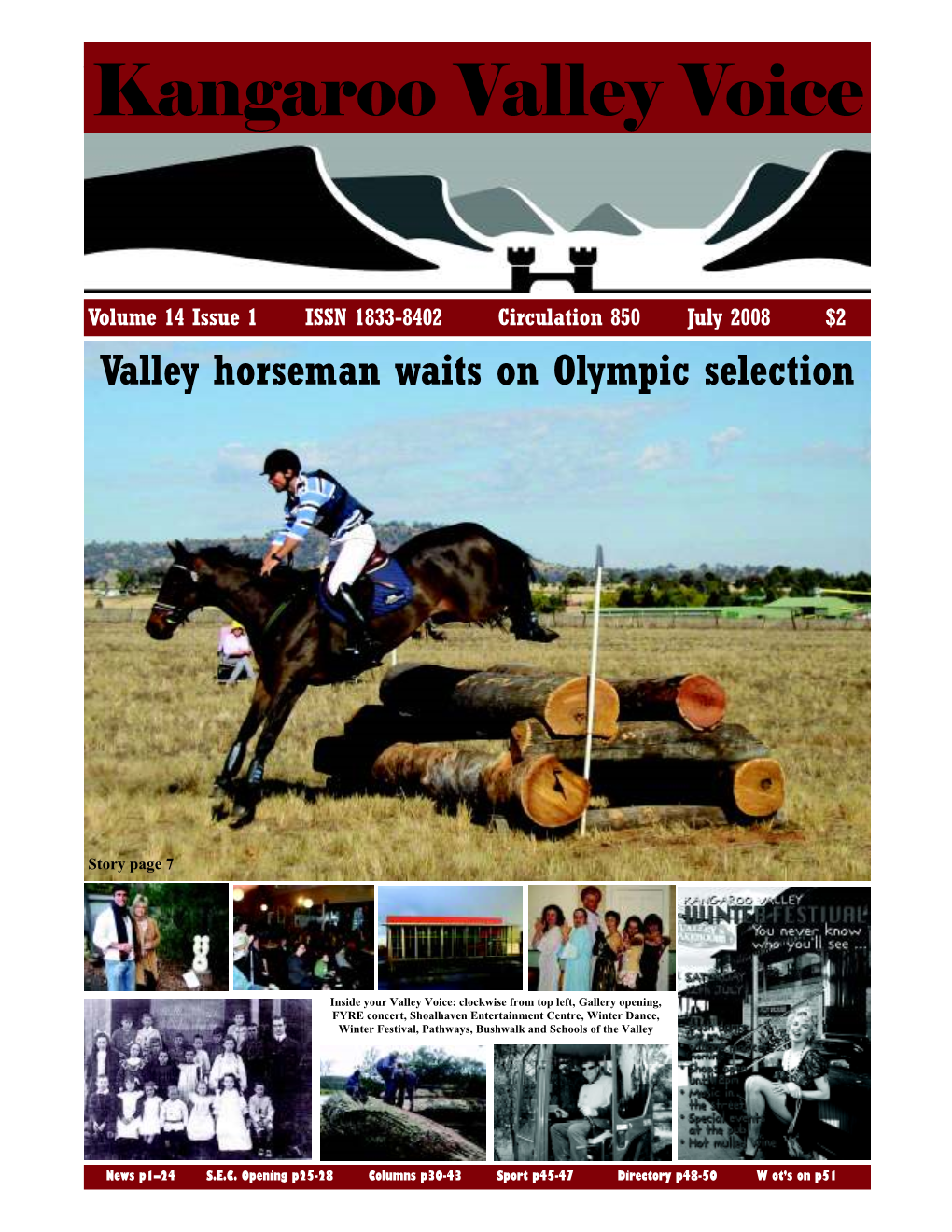 July 2008 Kangaroo Valley Voice Page 1 Kangaroo Valley Voice