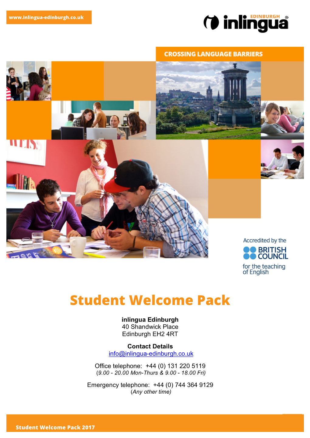 Student Welcome Pack