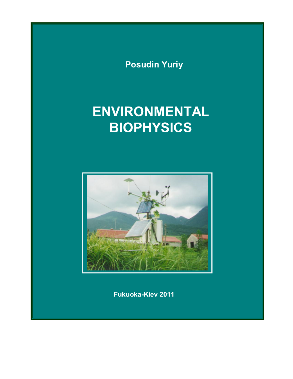 Environmental Biophysics