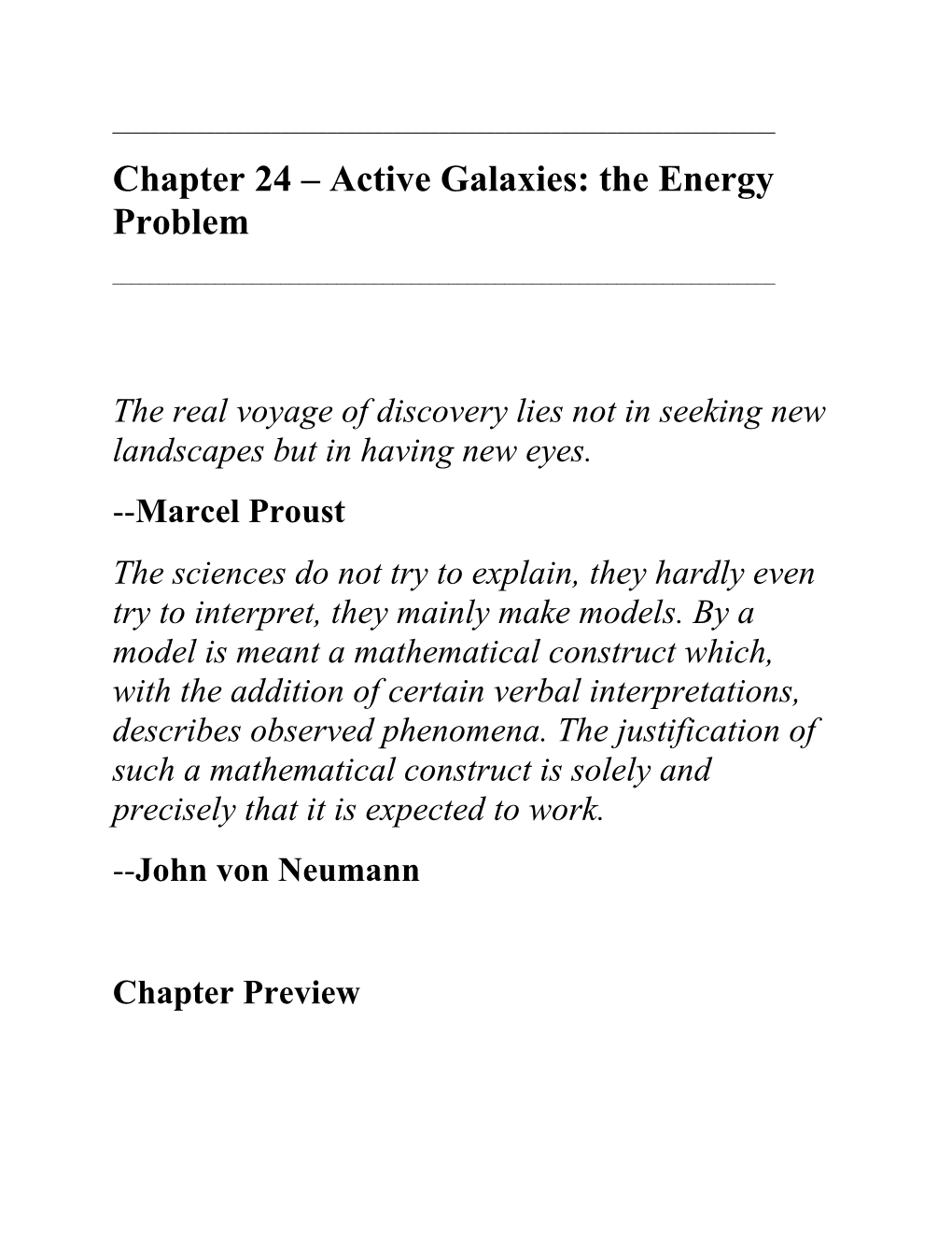 Active Galaxies: the Energy Problem