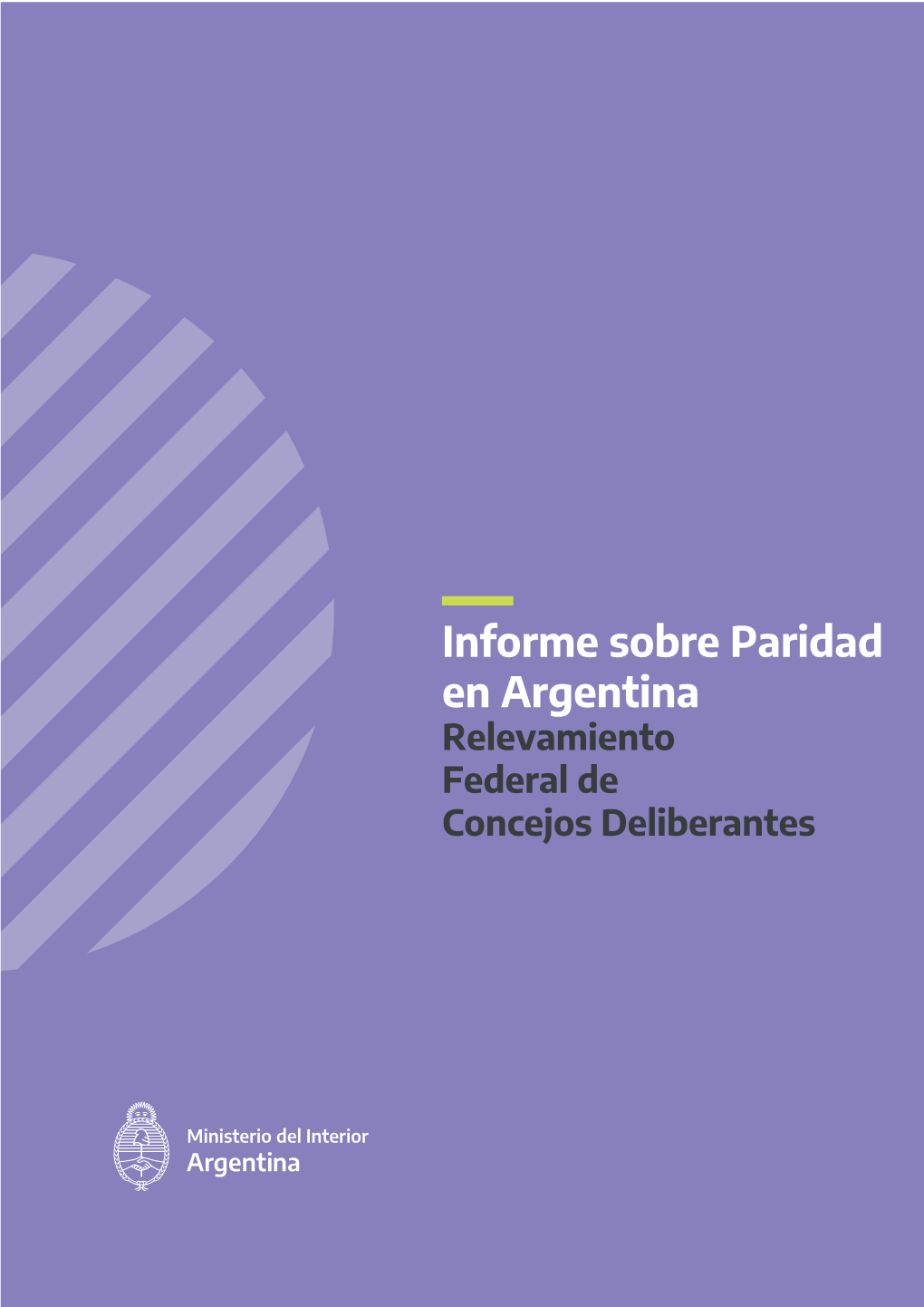 Informe Sobre Paridad En Argentina Relevamiento Federal De Concejos Deliberantes