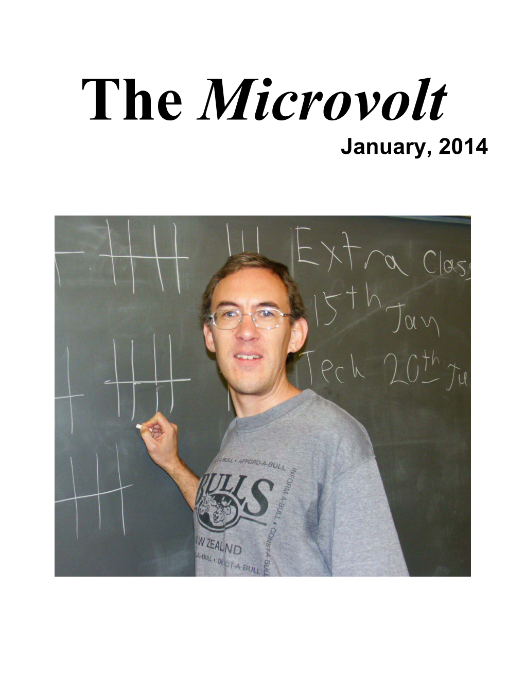 The Microvolt January, 2014