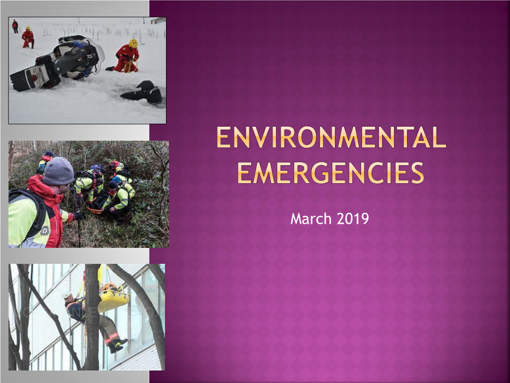 Environmental Emergencies