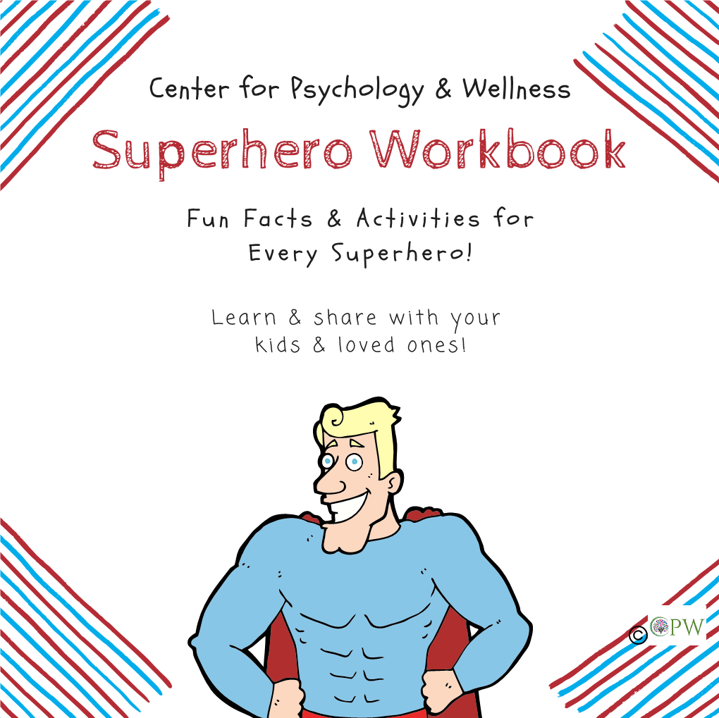 Superhero Workbook