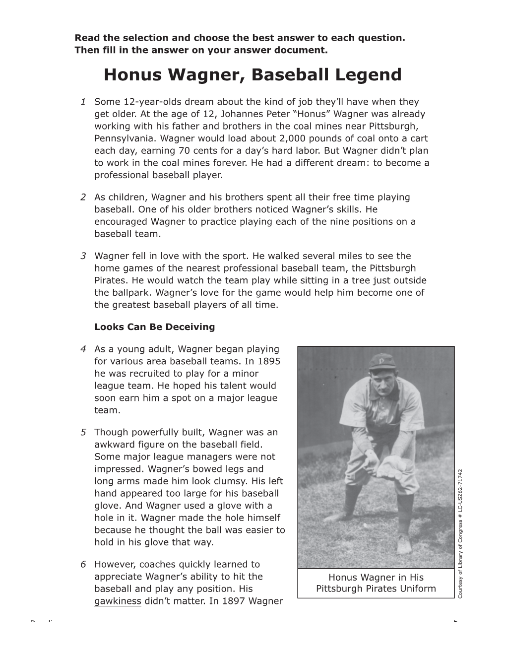 Honus Wagner, Baseball Legend