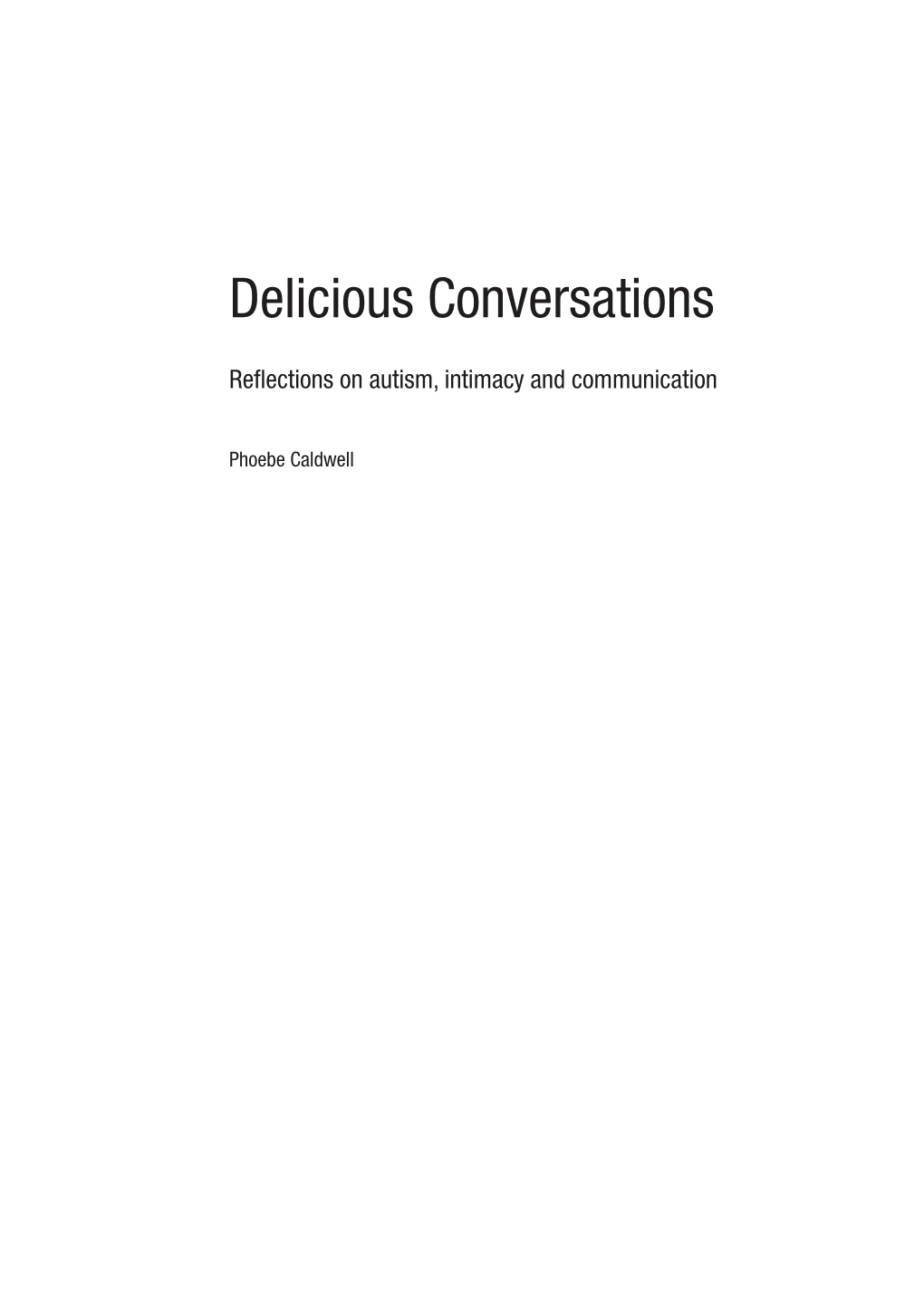Delicious Conversations