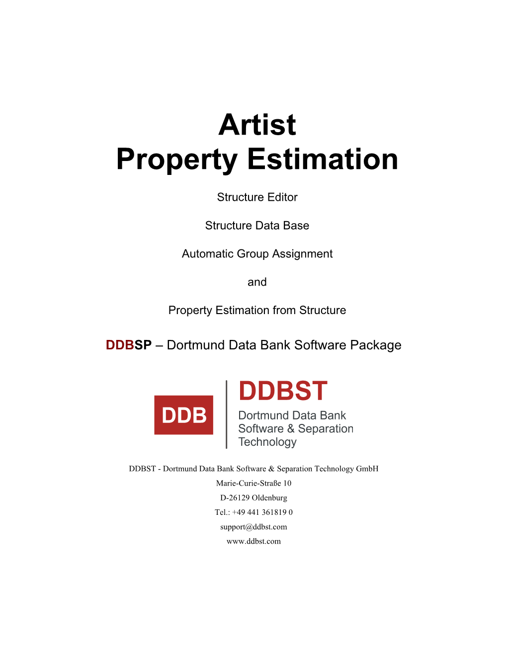 Artist Property Estimation