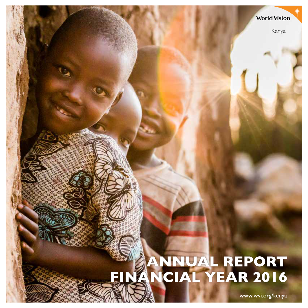 World Vision Kenya Annual Report 2016.Pdf