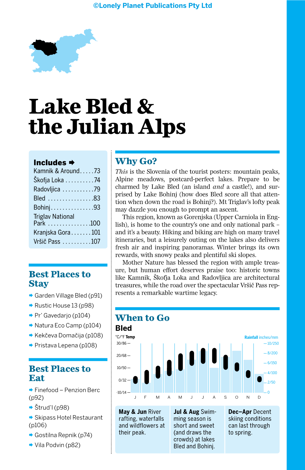 Lake Bled & the Julian Alps