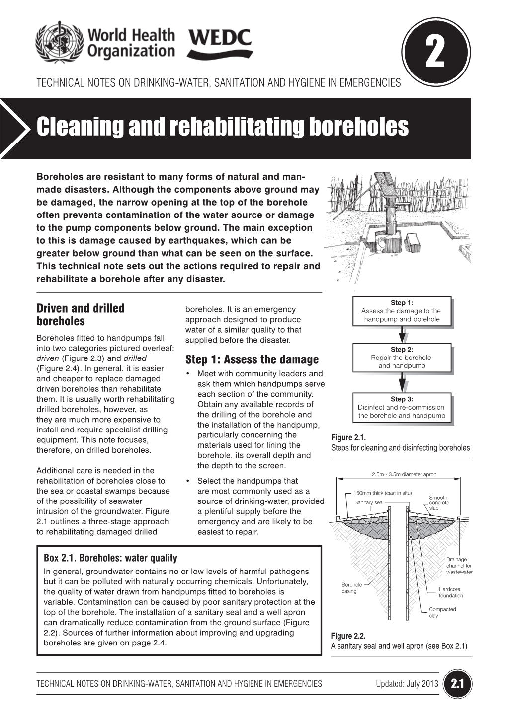 Cleaning and Rehabilitating Boreholes