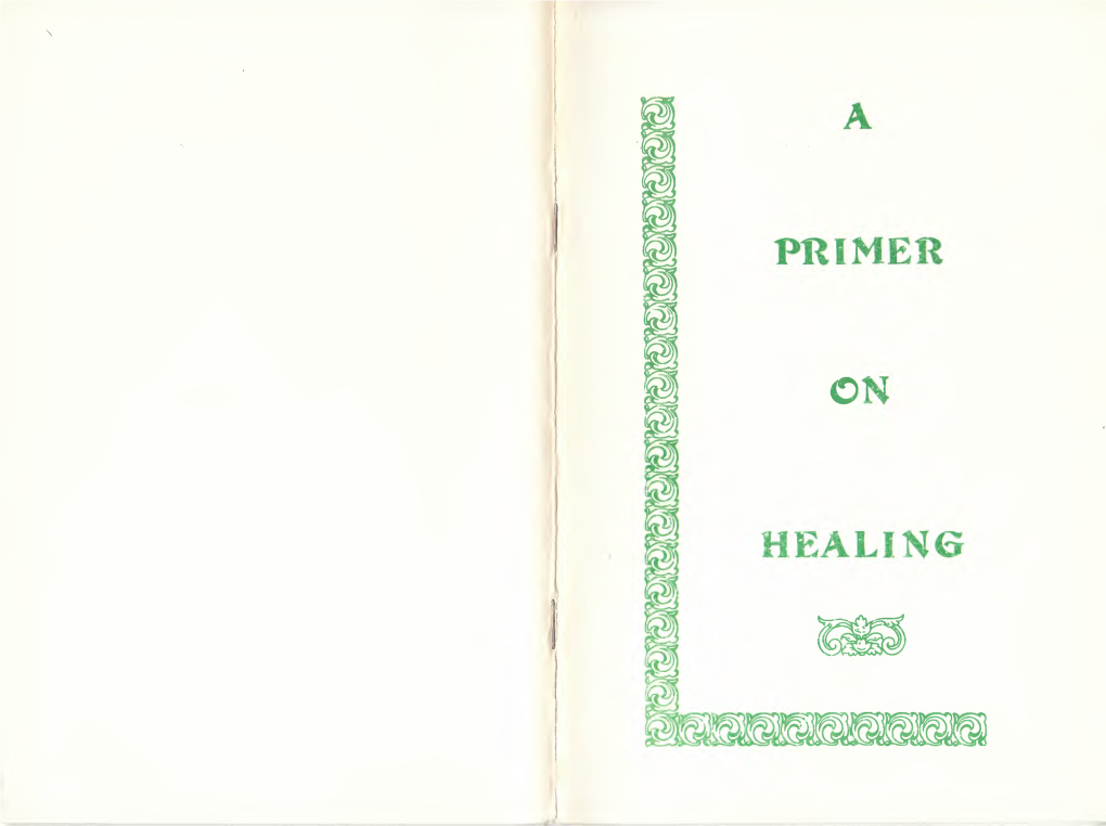 A Primer on Healing