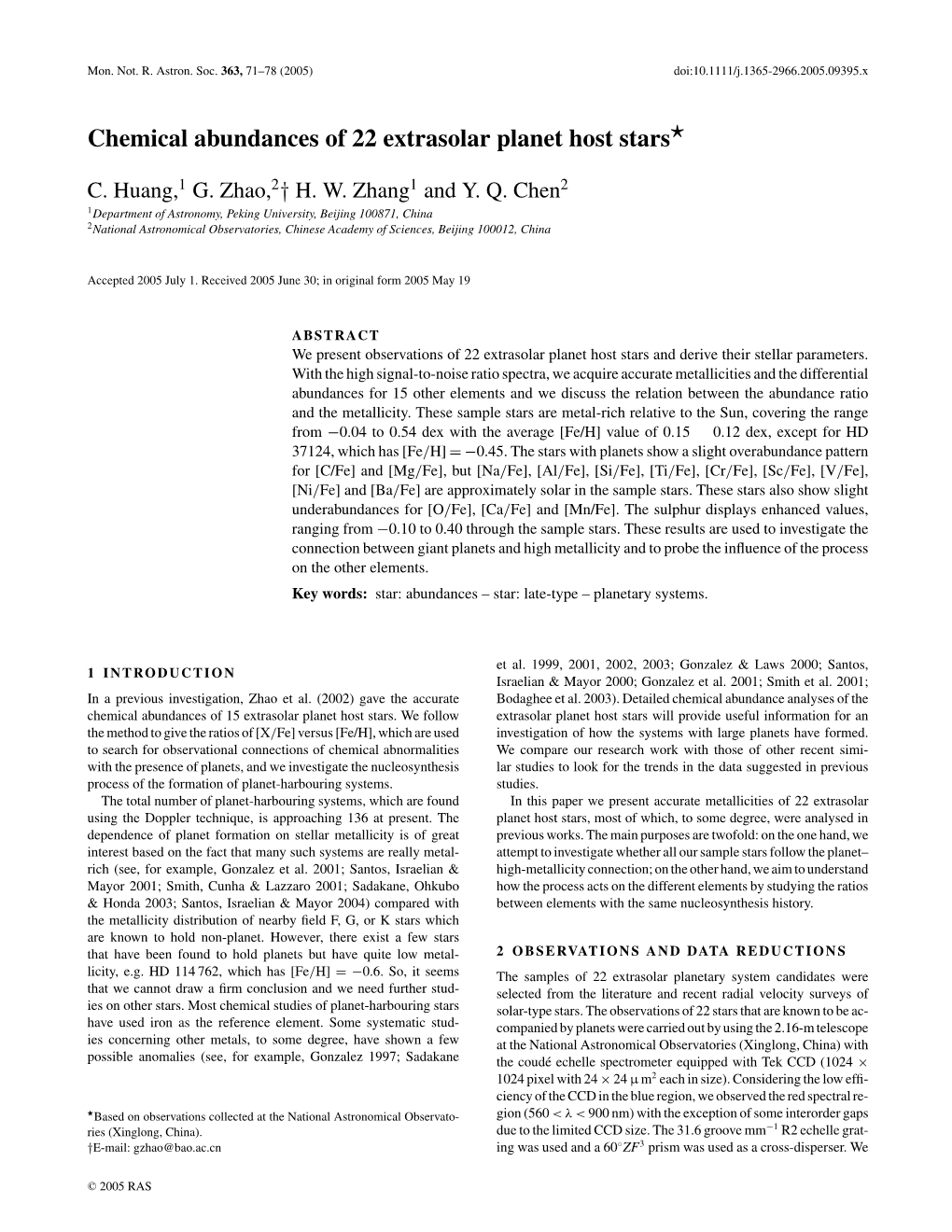 Chemical Abundances of 22 Extrasolar Planet Host Stars *