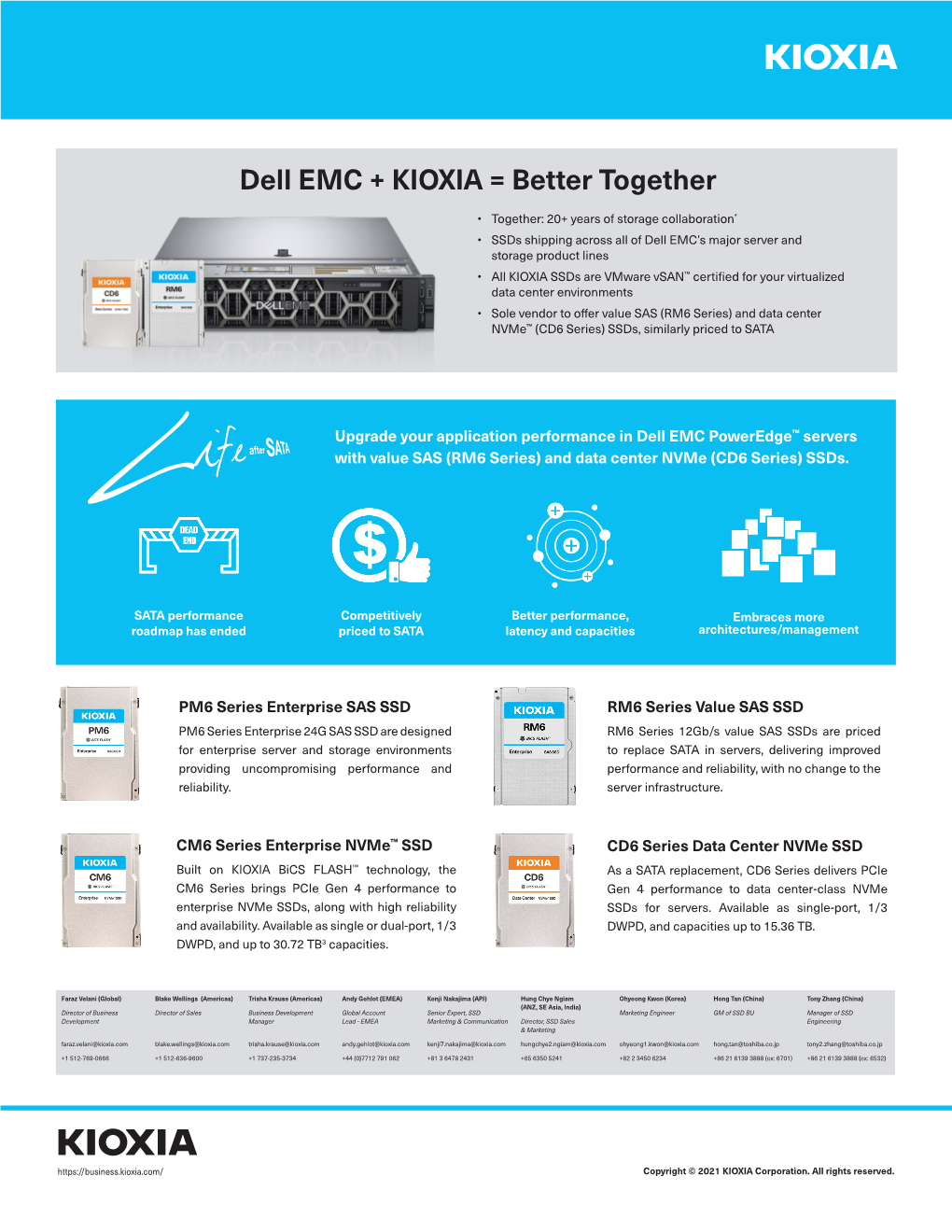KIOXIA Dell EMC Data Sheet