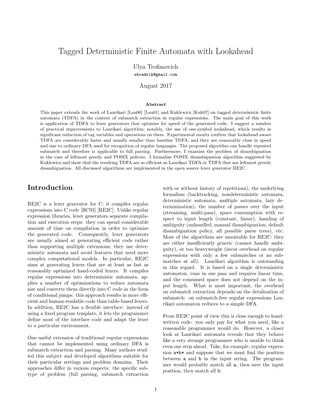 Tagged Deterministic Finite Automata with Lookahead