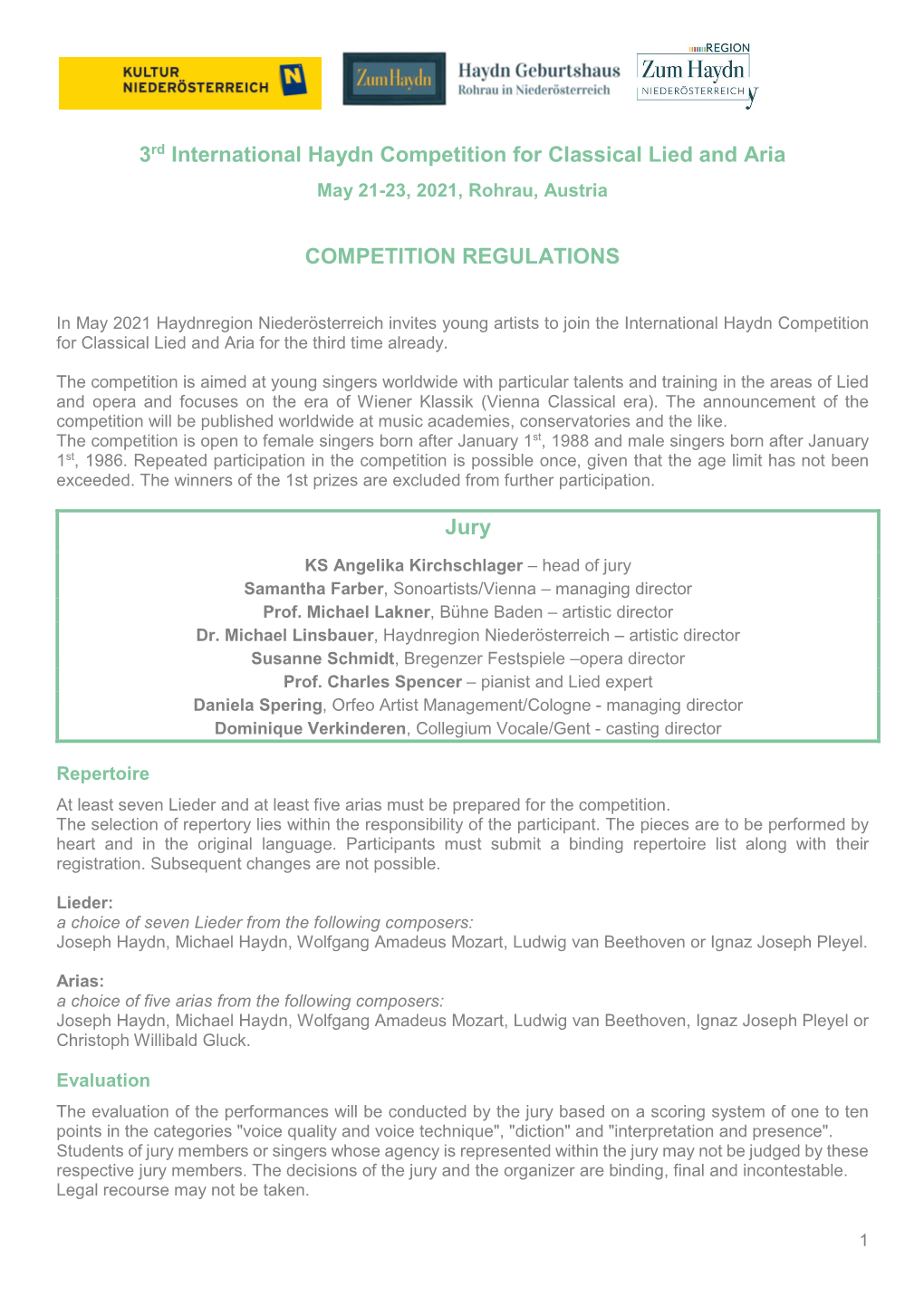 Competition Regulations