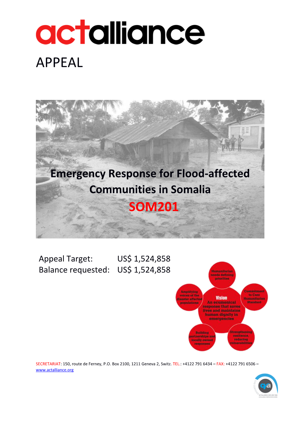 SOM201 Emergency Response Project for Floods