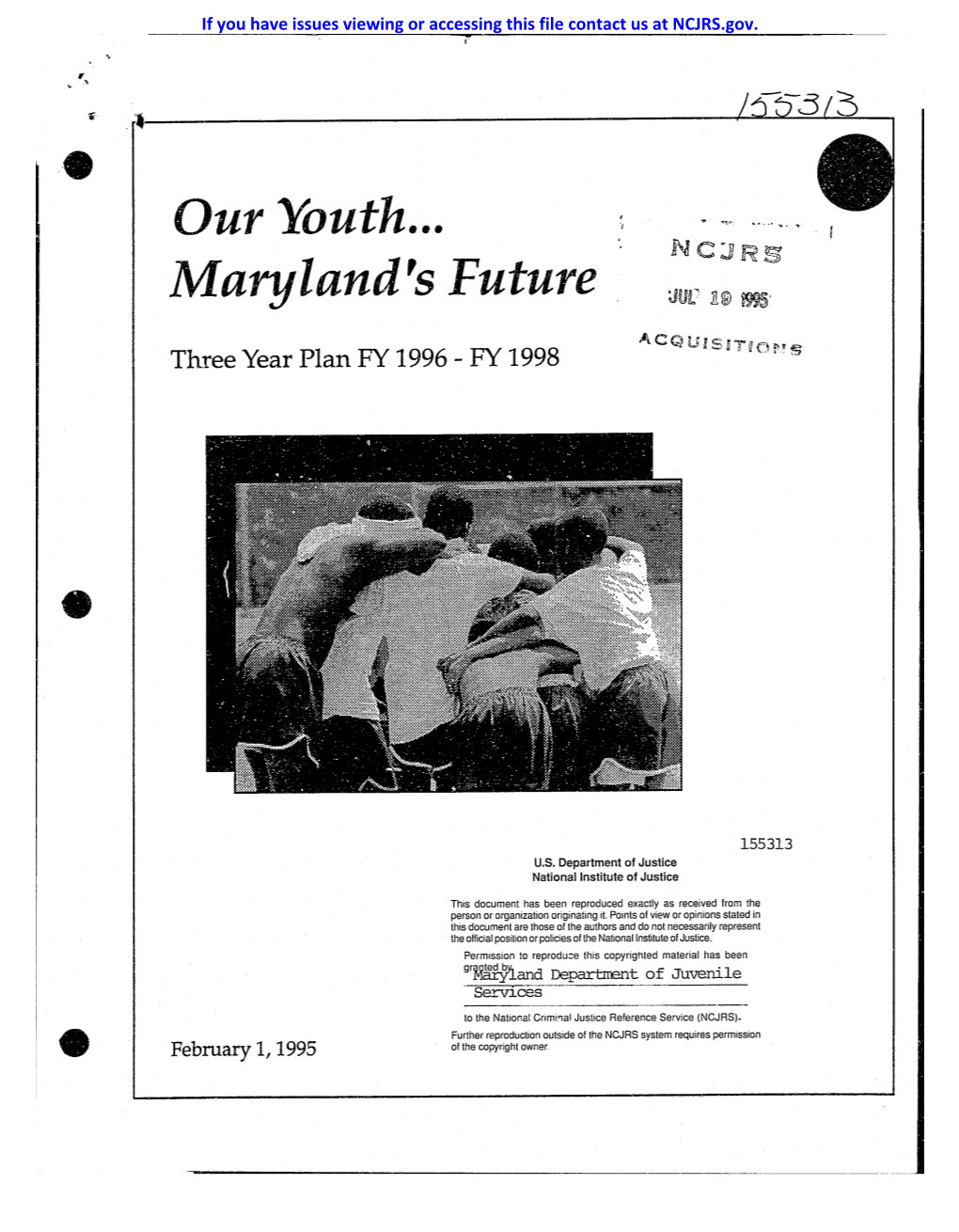 Our Youth ... Maryland's Future