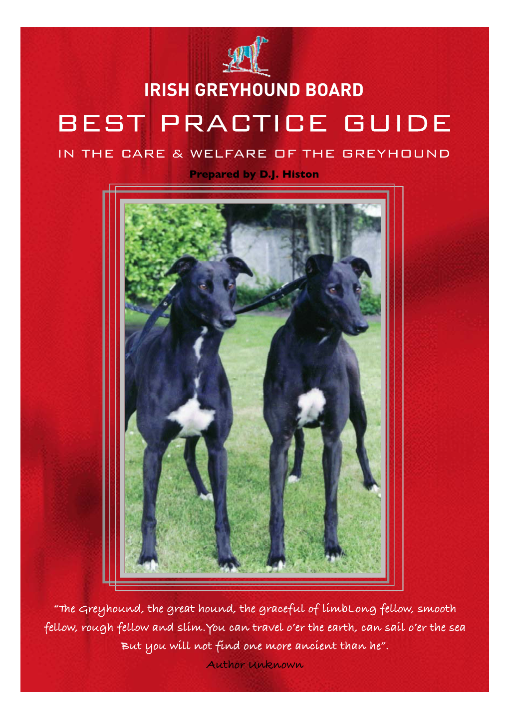 IGB Greyhound Care Best Practice Guide
