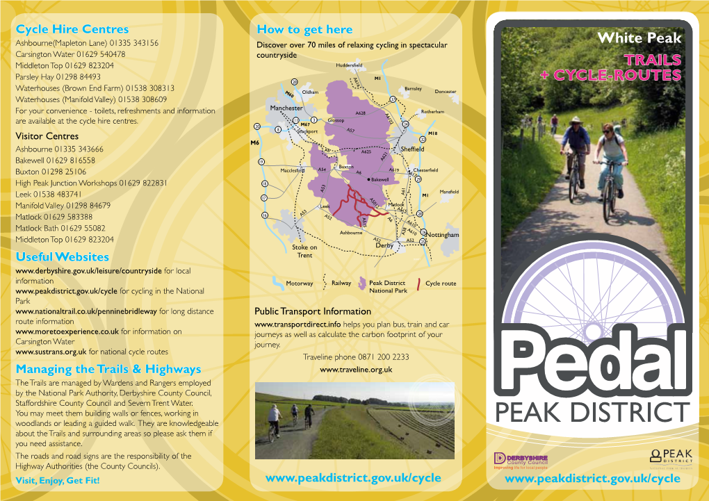 White Peak TRAILS + CYCLE-ROUTES