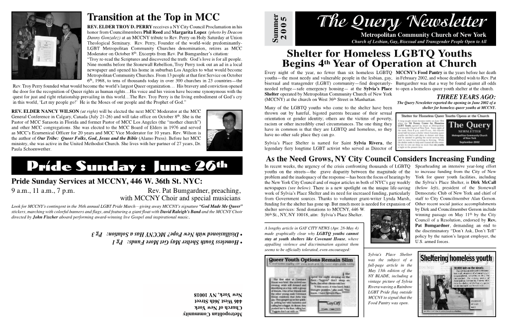 The Query Newsletter