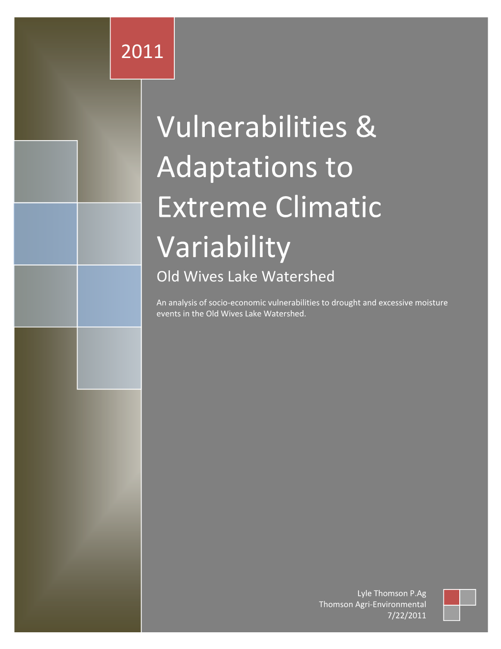Vulnerabilities & Adaptations to Extreme Climatic Variability