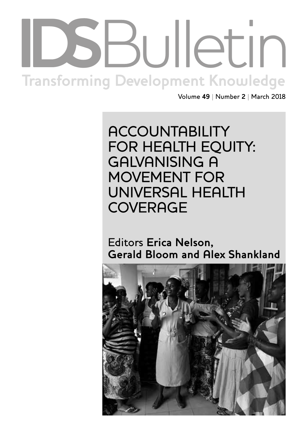 Transforming Development Knowledge Volume 49 | Number 2 | March 2018