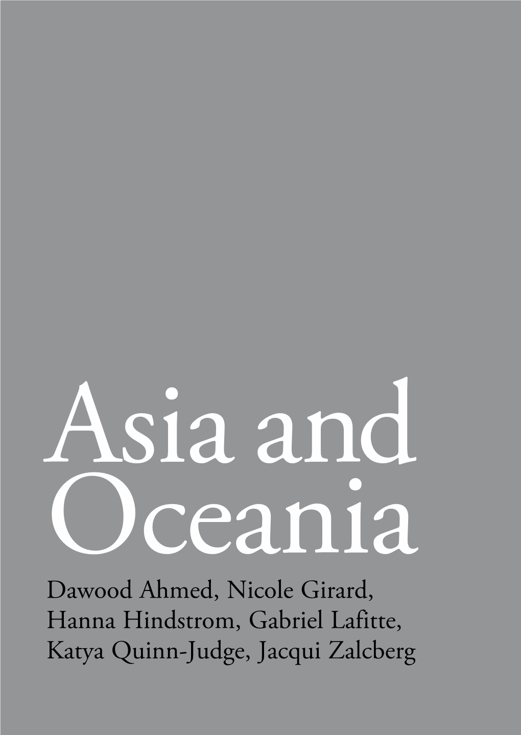 Asia and Oceania