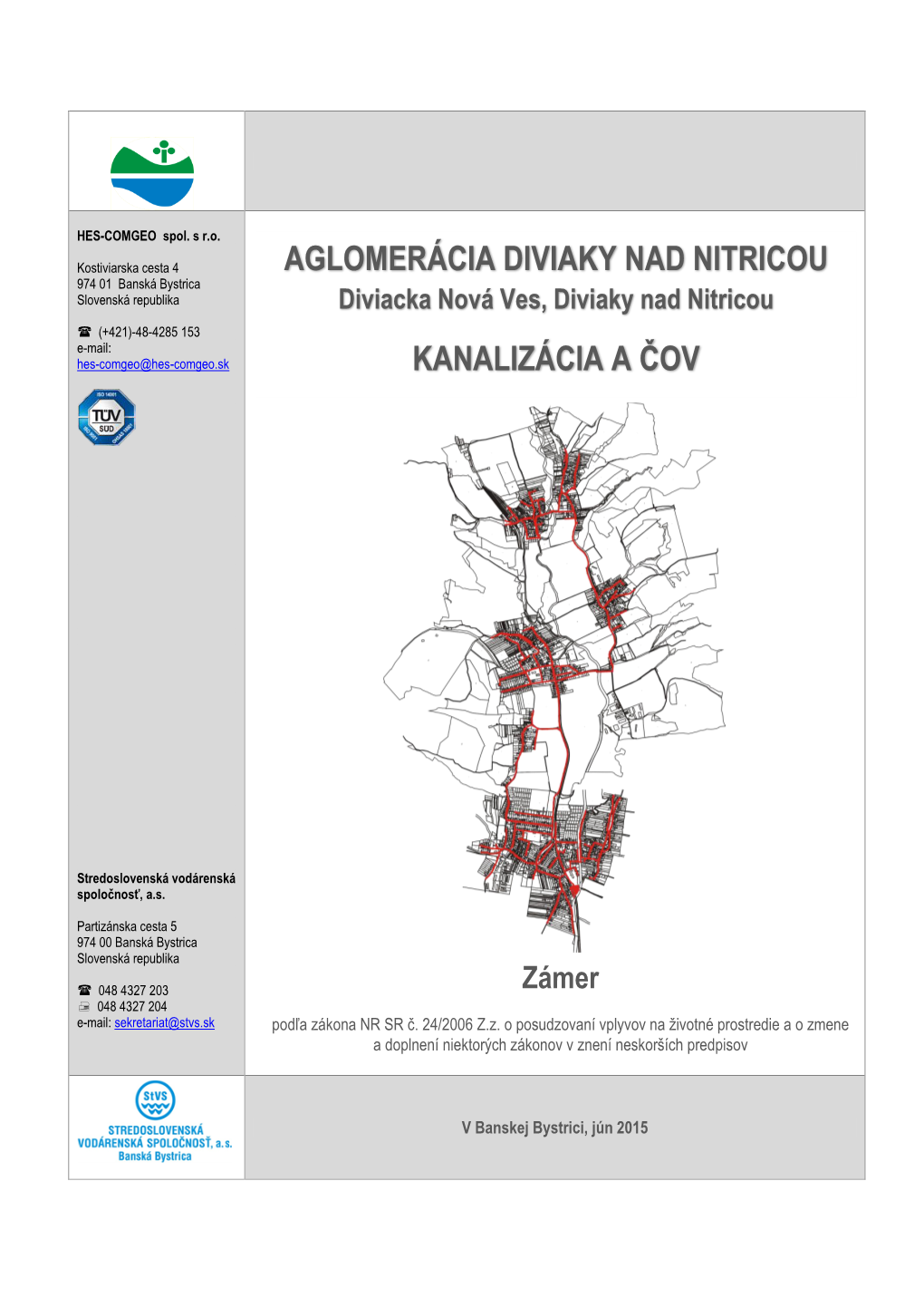 Aglomerácia Diviaky Nad Nitricou Kanalizácia A