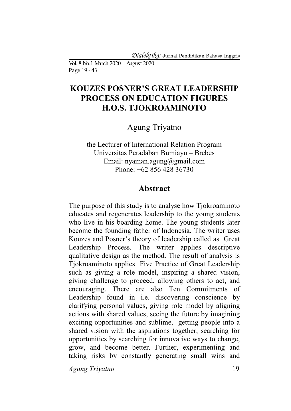 Kouzes Posner's Great Leadership Process On