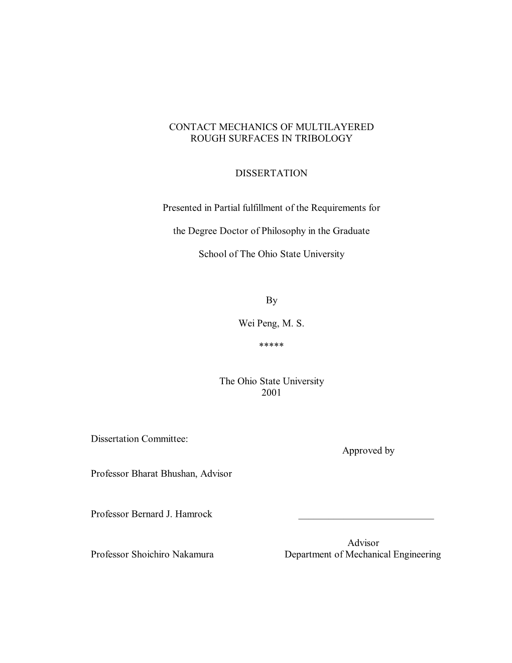 Contact Mechanics of Multilayered Rough Surfaces in Tribology