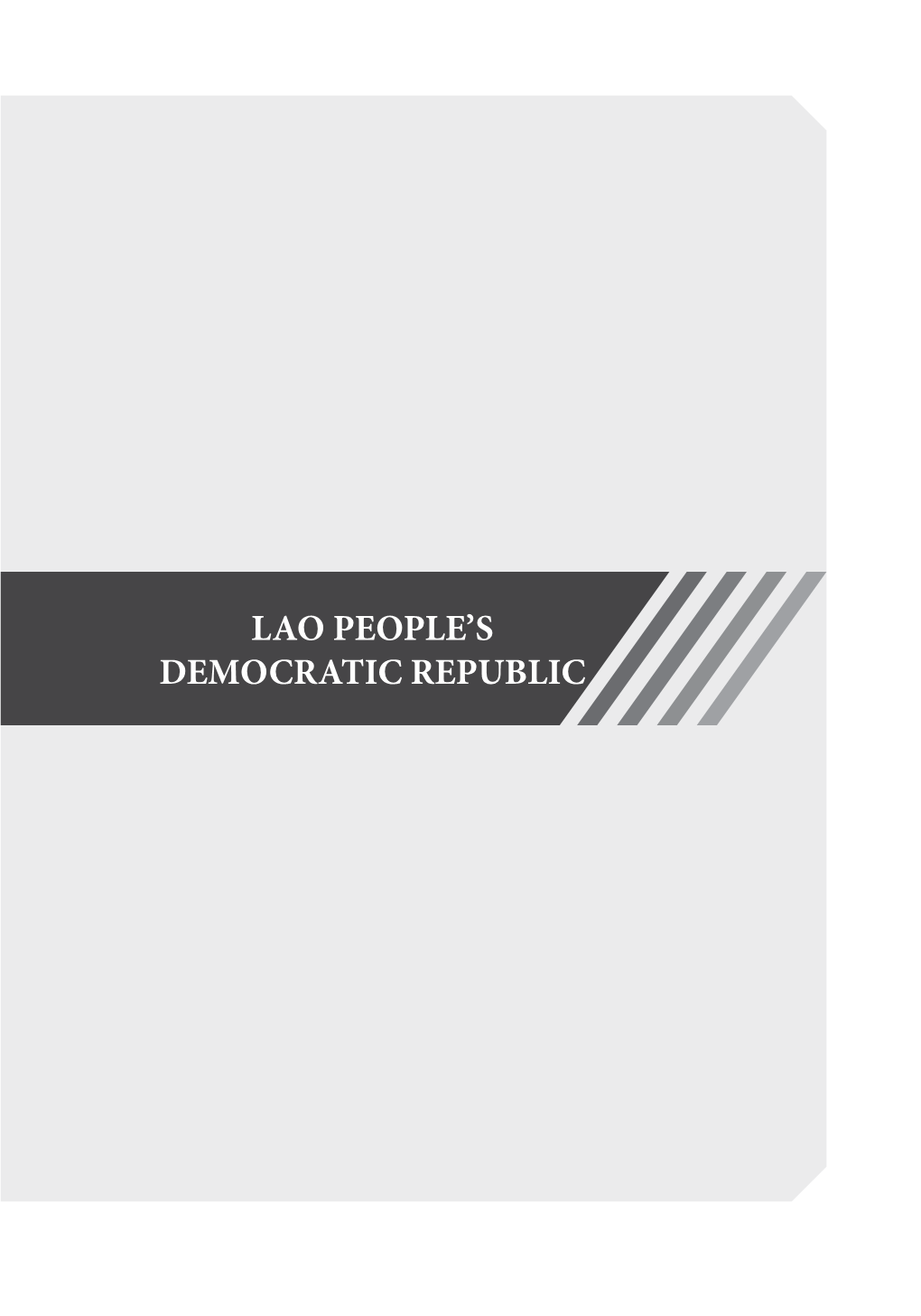 Lao People's Democratic Republic