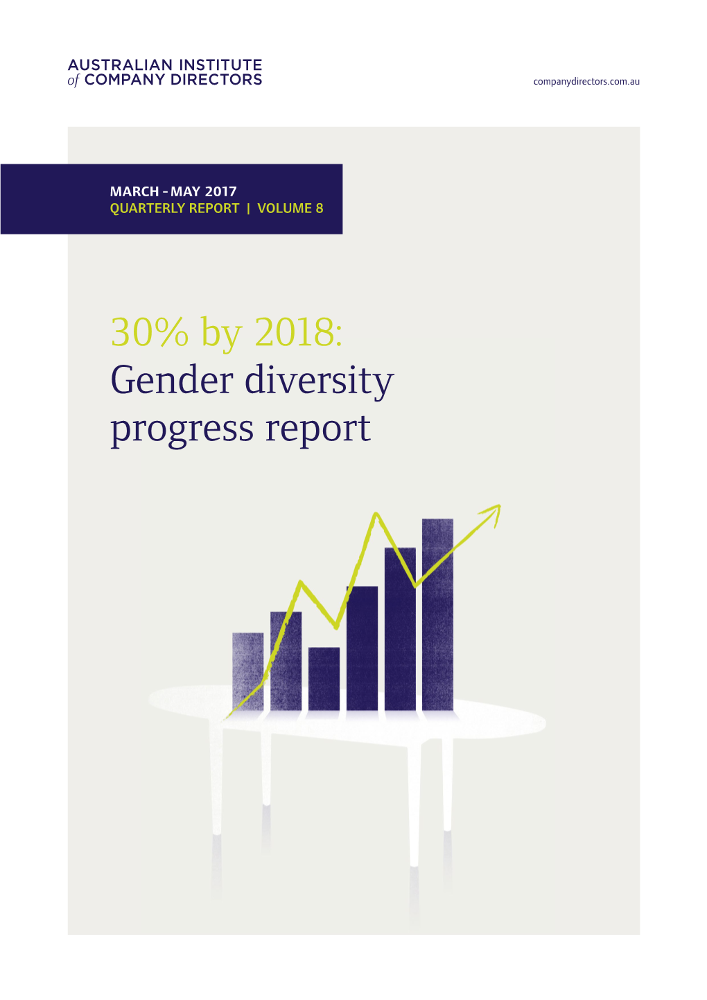 30% by 2018: Gender Diversity Progress Report (Quarterly Report