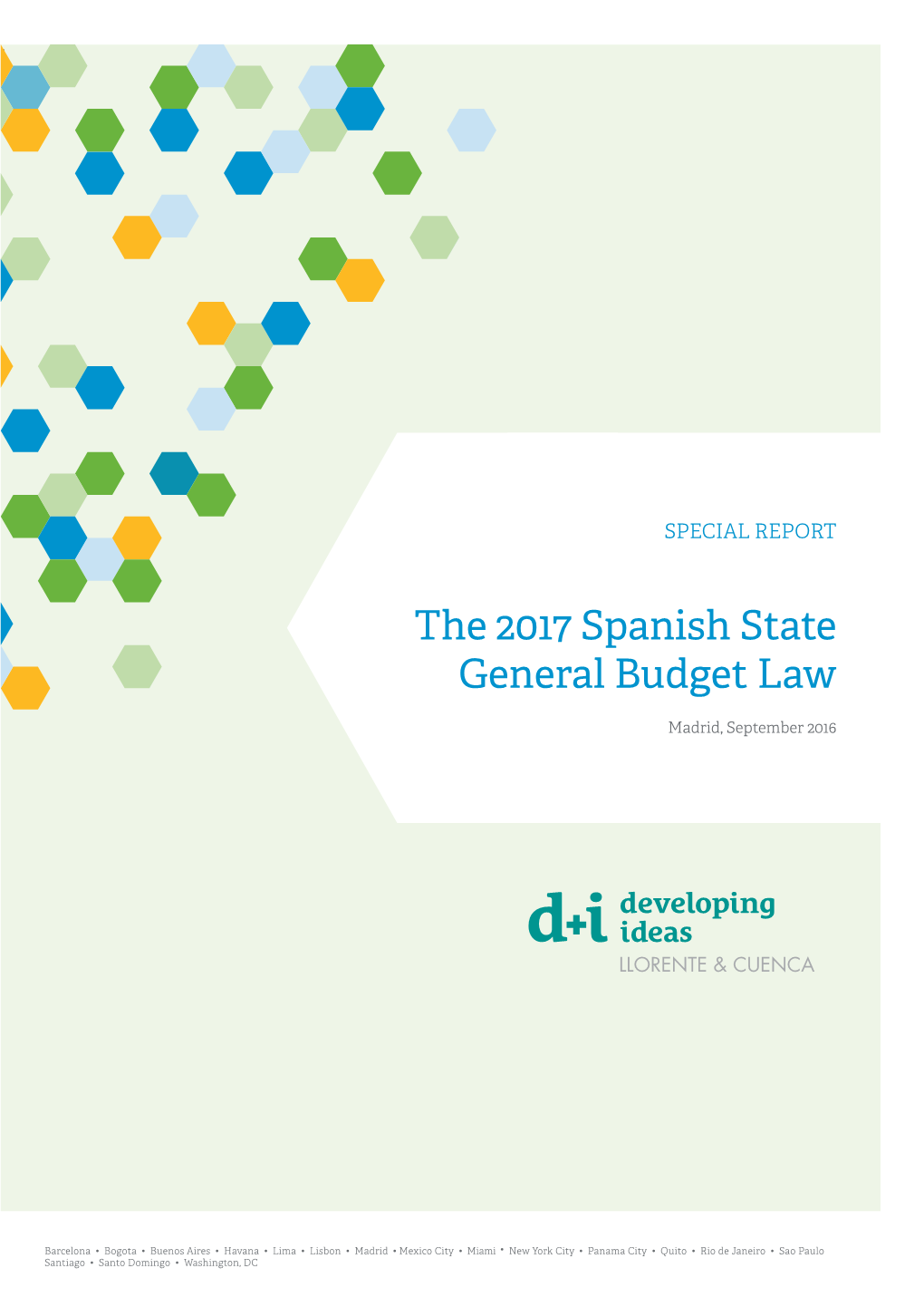 The 2017 Spanish State General Budget Law