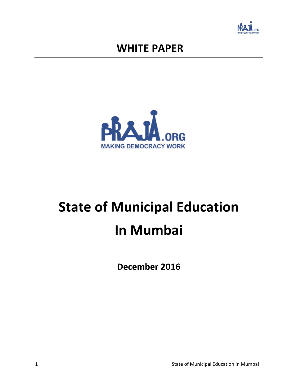 State of Municipal Education in Mumbai