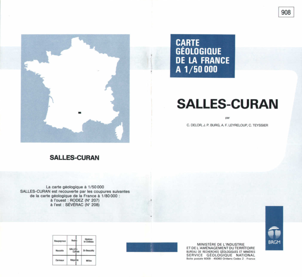 Salles-Curan a 1/50 000