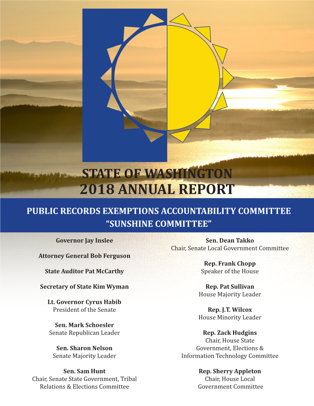 2018 Sunshine Committee Annual Report