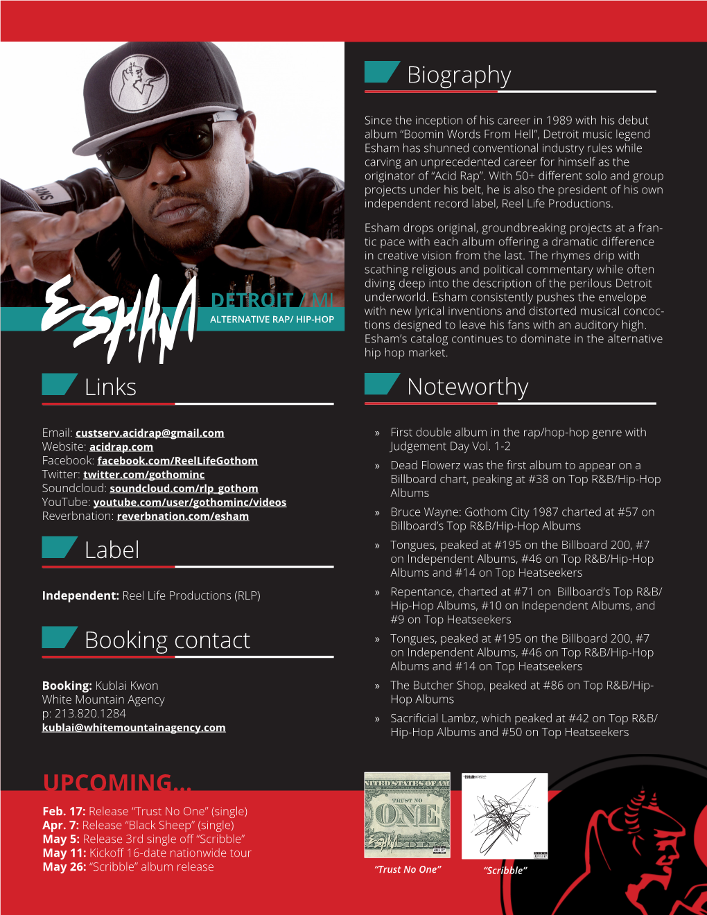 Media Kit for Esham