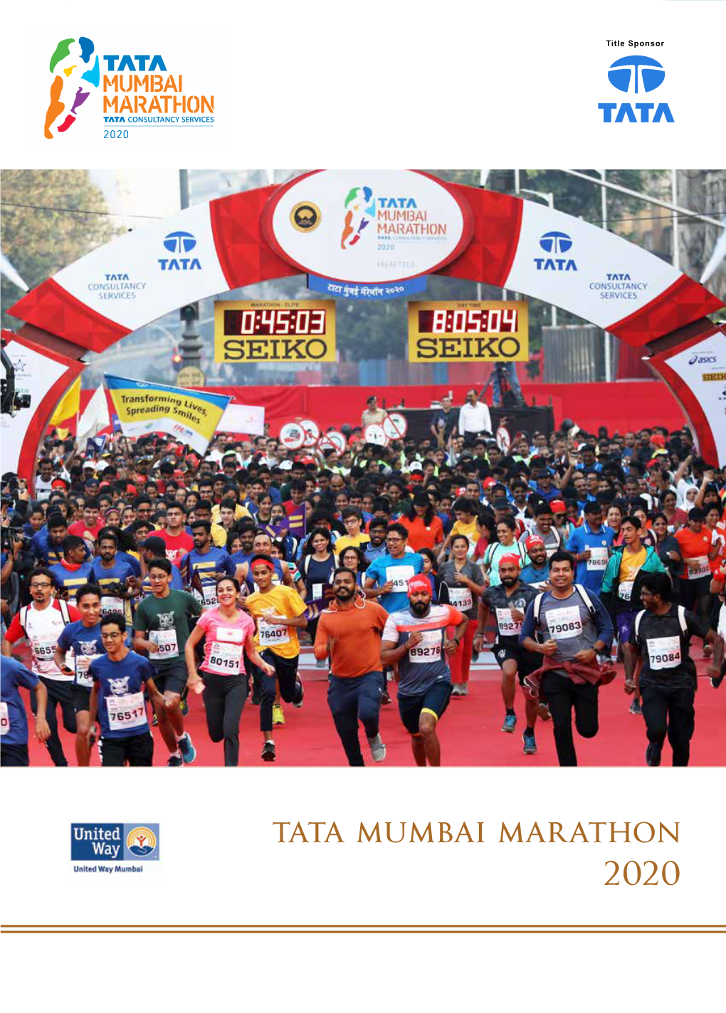 Tata Mumbai Marathon 2020 Tata Mumbai Marathon 2020 Table of Contents