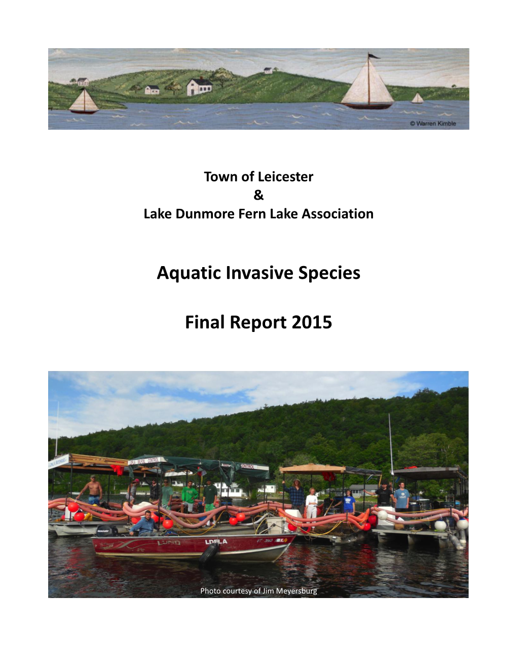 Aquatic Invasive Species Final Report 2015